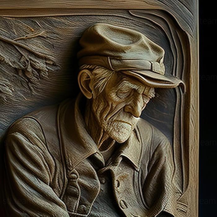 3D model Edward Henry Potthast American artist (STL)